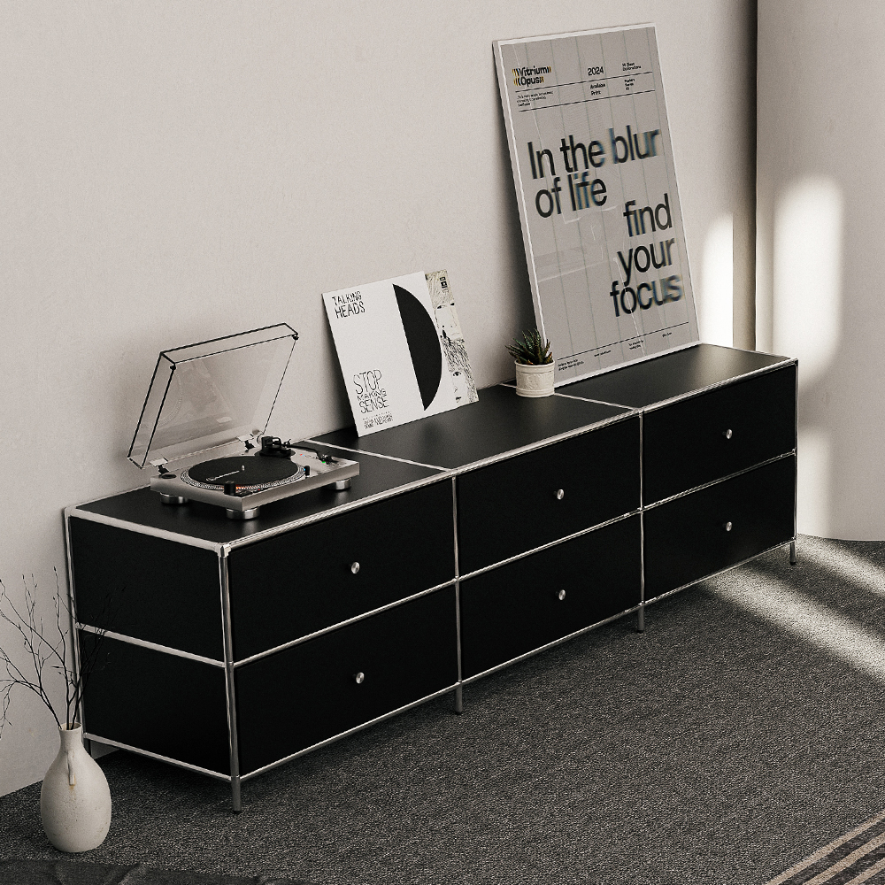 올리비아 1800 모던 모듈 서랍 티비다이 거실장